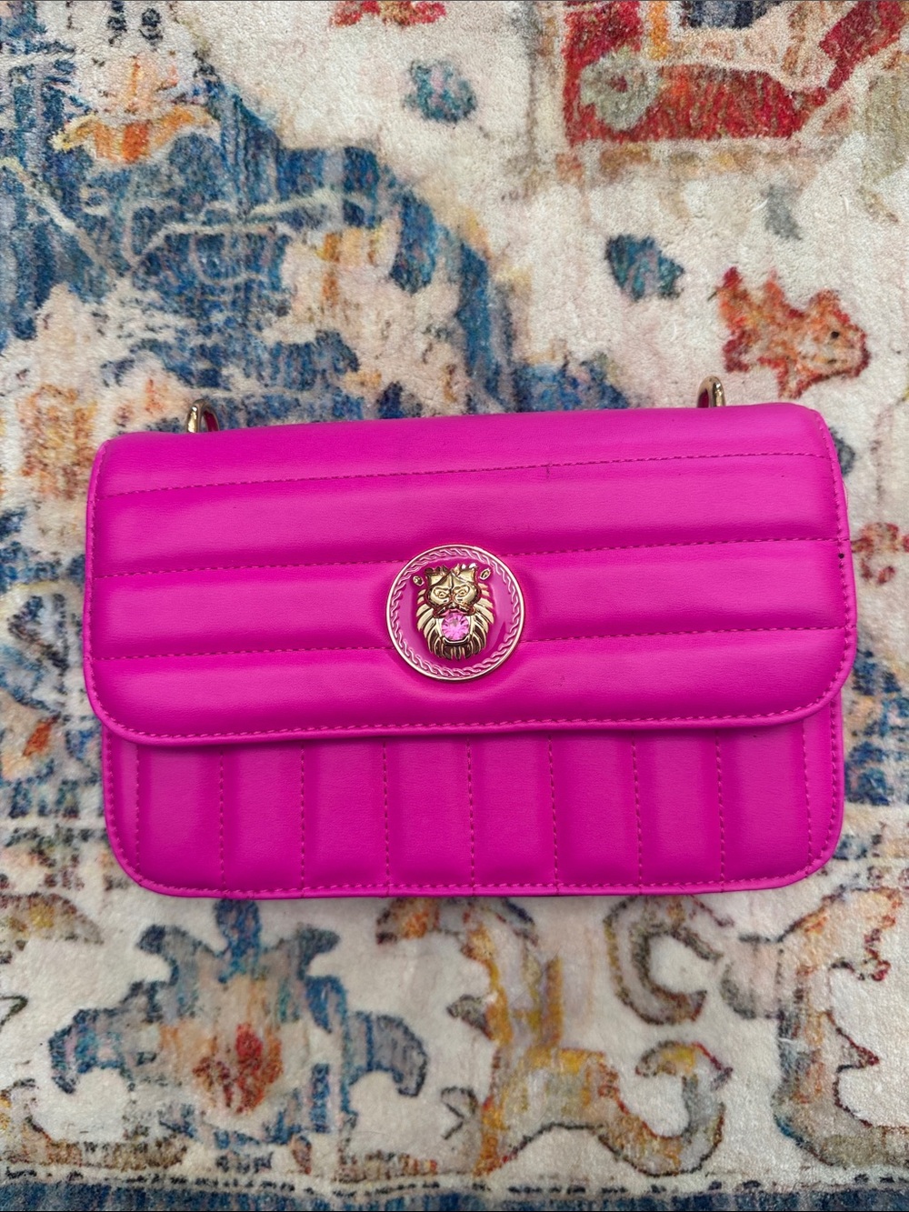 Hot Pink Aldo Quilted Bag